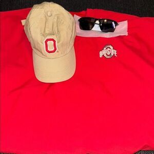 Ohio State Stitched Pullover red white gray black